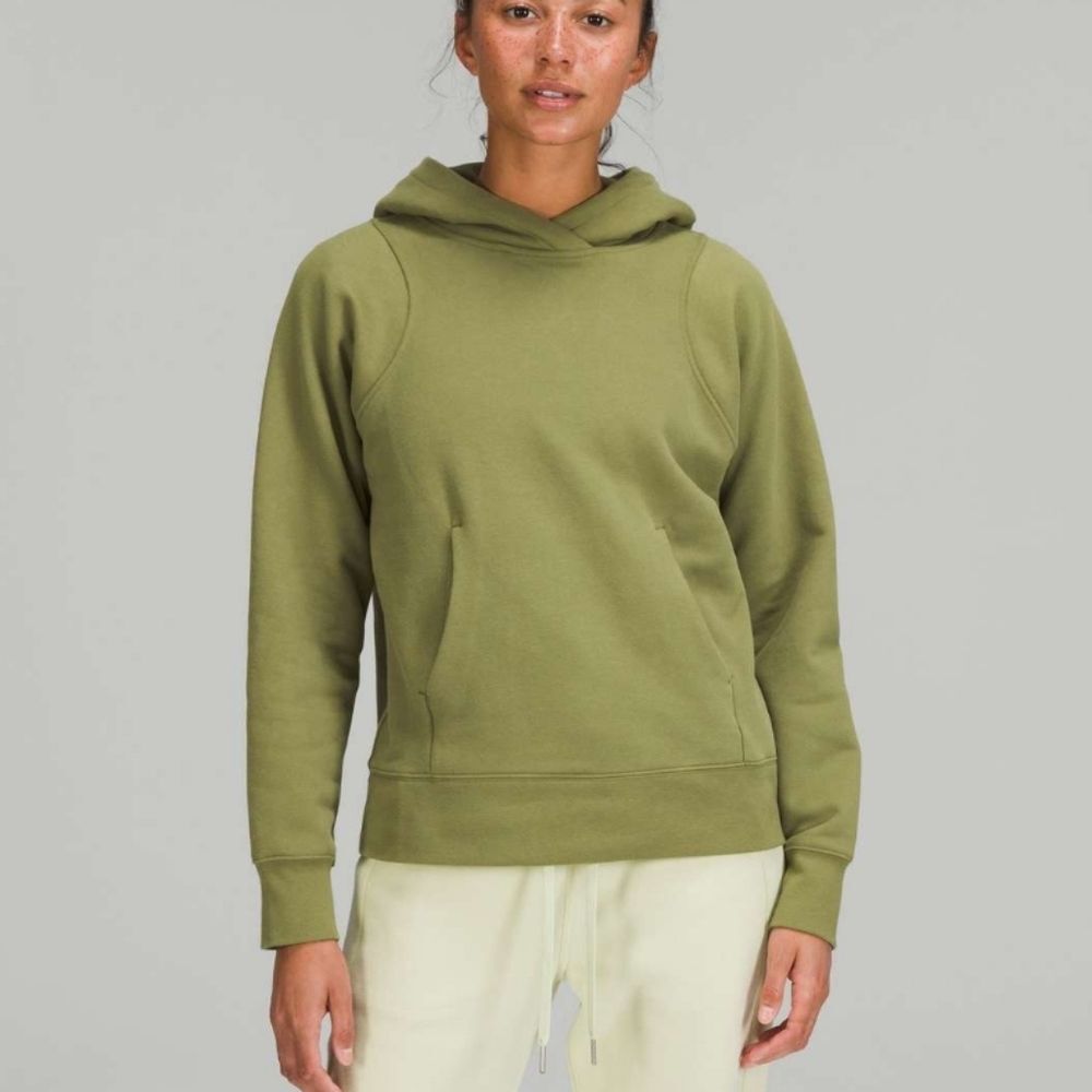 Lululemon Loungeful Hoodie bronze green size 2 soft comfy women's sweatshirt